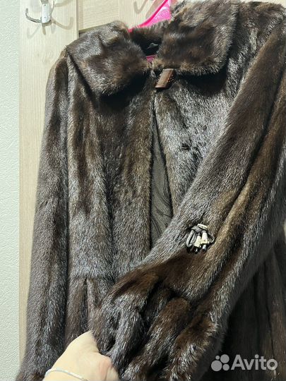 Шуба с капюшоном