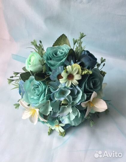 Букет невесты из искусственных роз