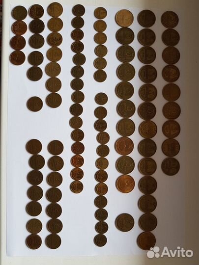 Монеты СССР погодовка