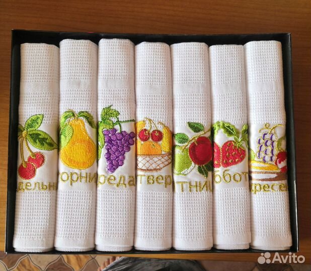 Кухонные полотенца вафельные