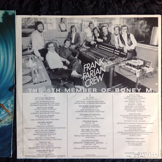 Boney M Oceans of Fantasy Lp