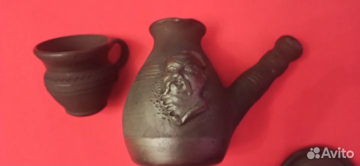 Кофейный набор Черная глина