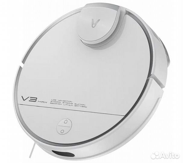 Робот-пылесос Viomi Robot Vacuum V3 Max, белый