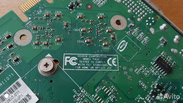 Видеокарта 256мб Nvidia P455