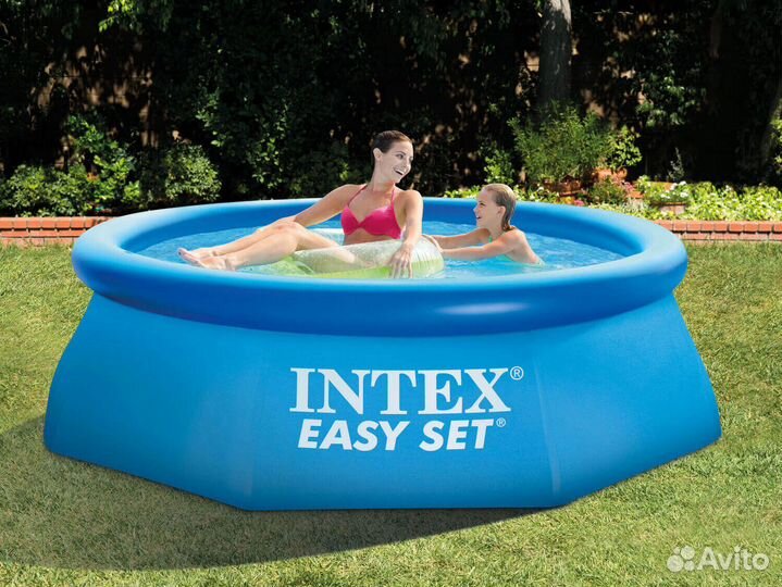 Надувной бассейн Intex Easy Set 244х61 см