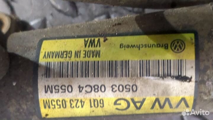 Рейка рулевая с г/у Volkswagen Polo, 2004