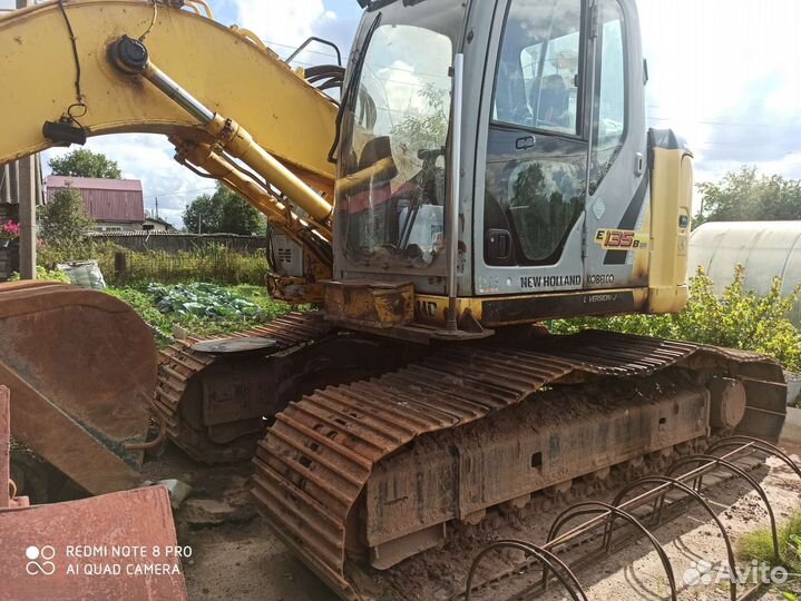 Гусеничный экскаватор New Holland E135BSR, 2008