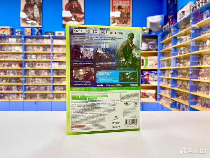 Watch Dogs xbox 360 Диск