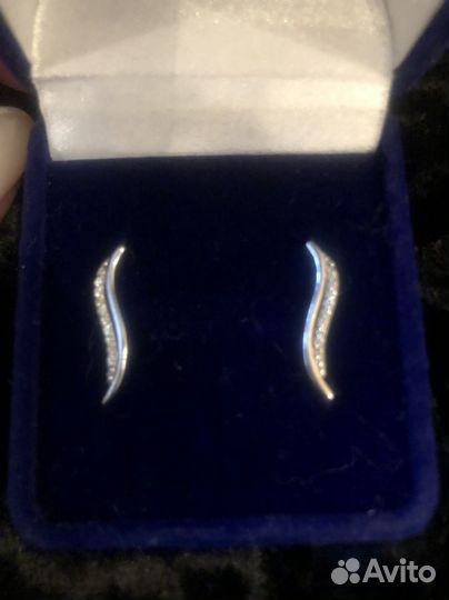 Серебряные серьги