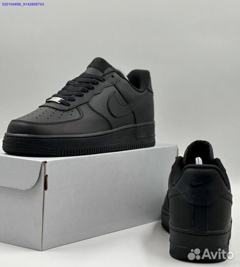 Кроссовки Nike Air Force 1 Low Black (Арт.45646)