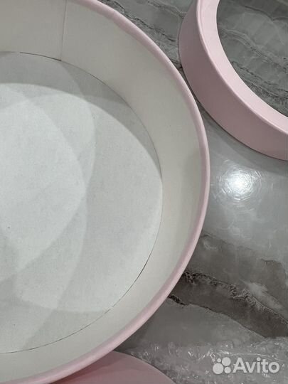 Круглые коробки (шляпные коробки) 21х10 см и др