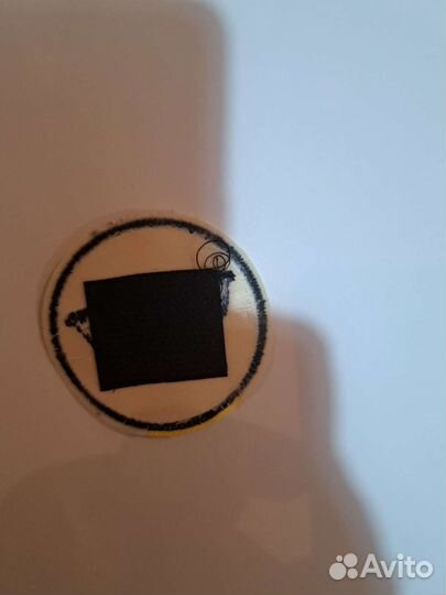 Смайлик нашивка липучка