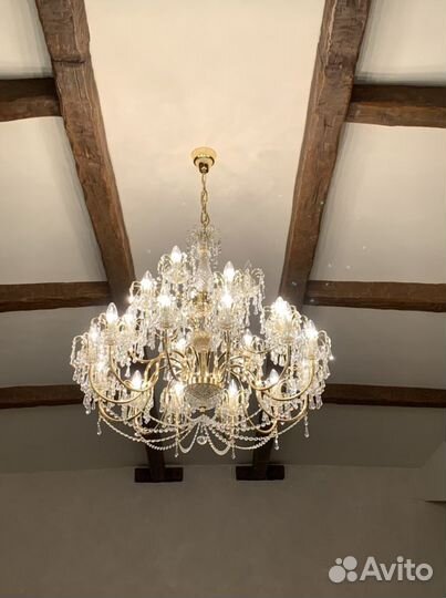 Люстра хрустальная Чехия