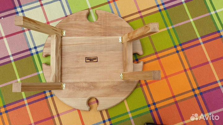 Винный столик-поднос для вина и закусок на 4-х чел