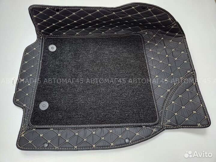 Коврики из эко-кожи + ковролин 5D Camry 2006-2011г