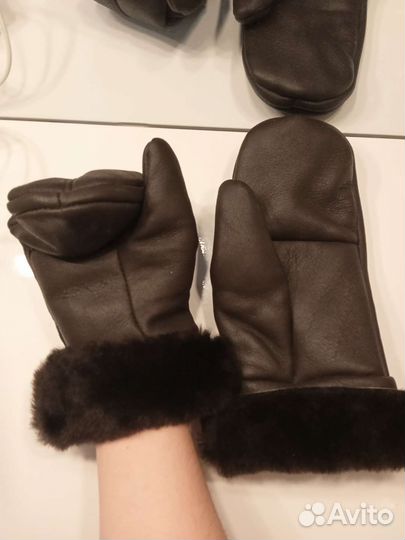 Варежки зимние новые мужские