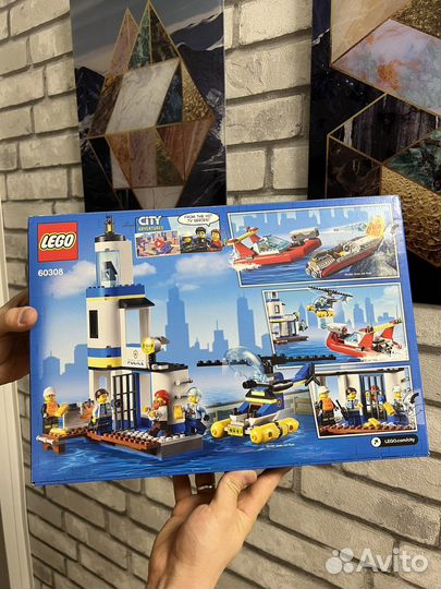 Lego City 60308 операция береговой полиции