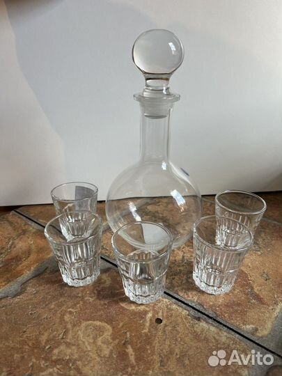 Графин и 5 рюмок