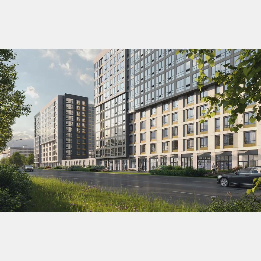 2-к. квартира, 59,1 м², 12/18 эт.