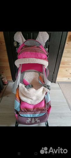Детские санки коляска