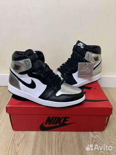 Nike Air Jordan 1 High Og Retro Silver Toe