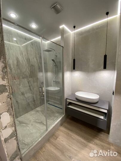 Душевая перегородка из стекла