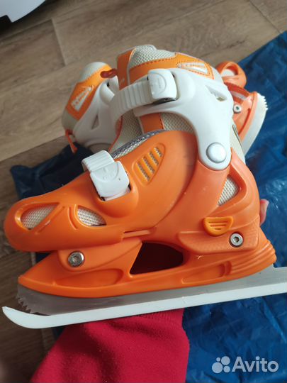 Коньки раздвижные 30-33