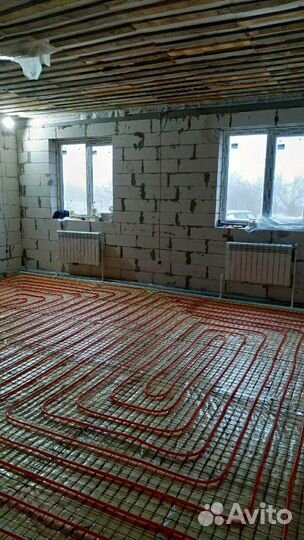 Отопление.Тёплый пол.Водопровод