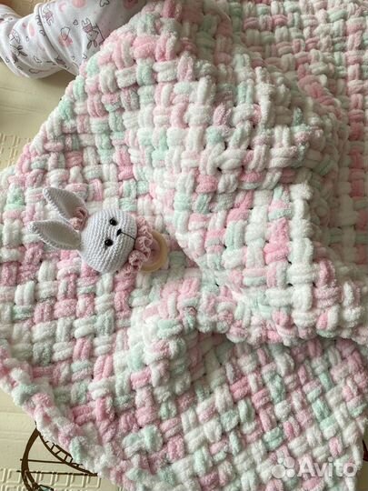 Плюшевый детский плед