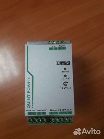 Блок питания 380/24 phoenix contact