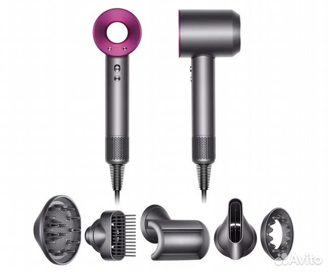 Фен Dyson Supersonic HD07 Антрацит/Фуксия