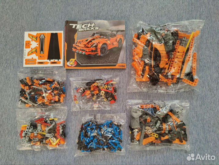 Новый Chevrolet Corvette ZR1 (аналог Lego 42093)