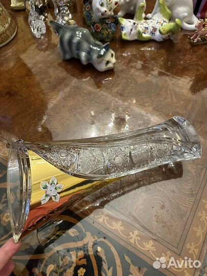 Хрустальная ваза Bohemia