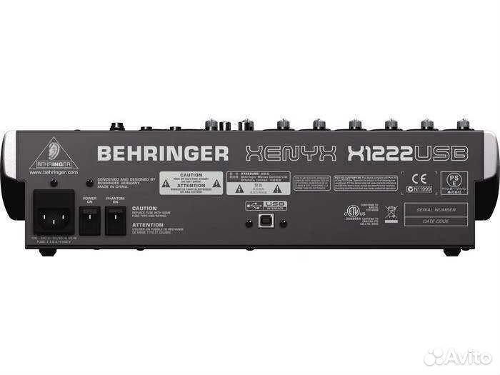 Микшерный пульт Behringer xenyx X1222USB