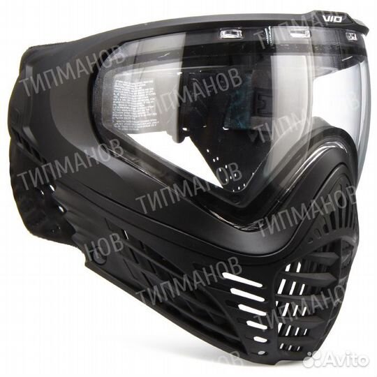 Пейнтбольная маска Virtue VIO черная термальная