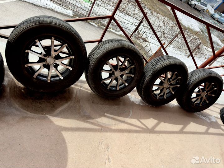 Колеса летние резина диски комплект 185/70 r14