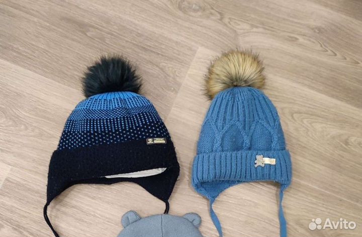 Шапка детская зима демисезон осень весна 52 54