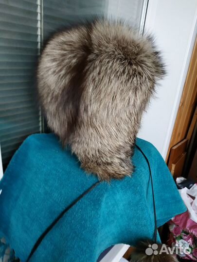 Шапка женская из чернобурки