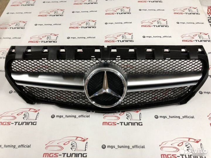 Решетка Mercedes cla-class 117 cla45 AMG chrome