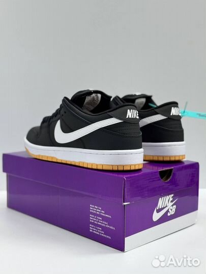 Кроссовки Nike dunk чёрные 2