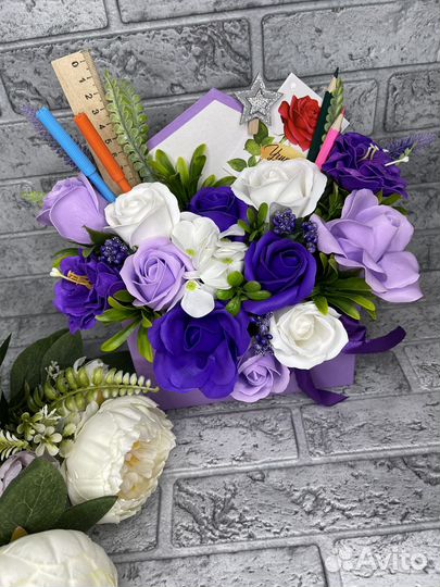 Букет цветов из мыла