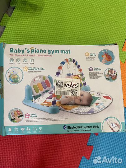 Развивающий коврик с пианино