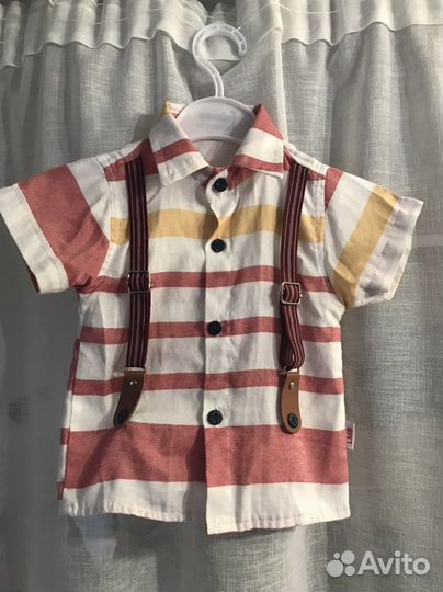 Рубашки на мальчика 86-100 размер