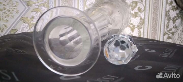 Графин штоф хрусталь, алмазная грань