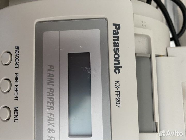 Факс panasonic KX-FP207