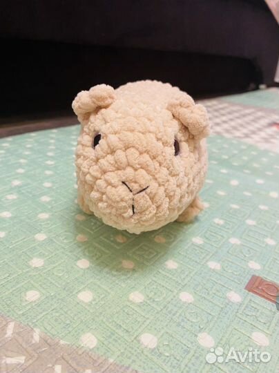 Морская свинка амигуруми игрушка ручной работы