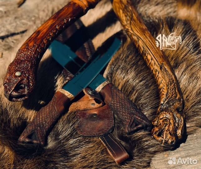Нож ручной работы Змеиный шепот