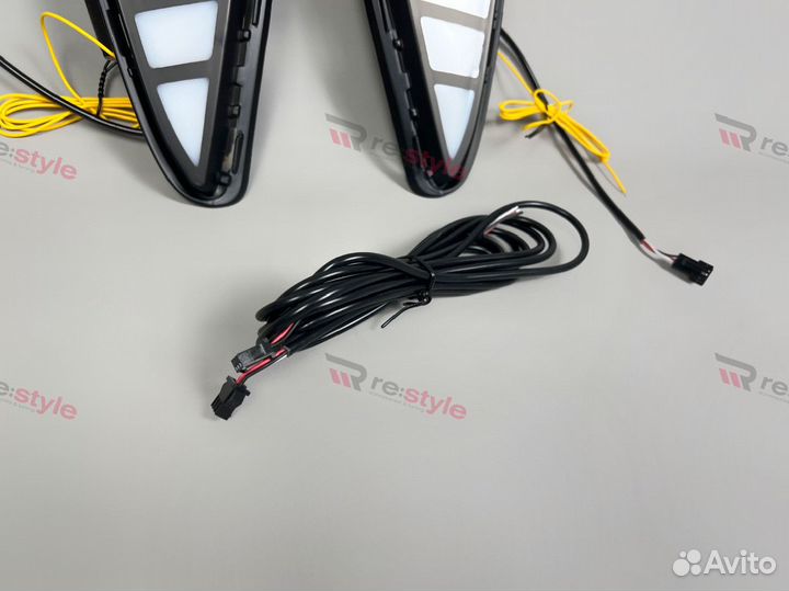 Ходовые огни Toyota Camry 55 14-17г 3 Режима R2687