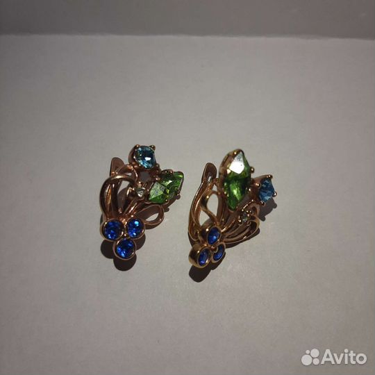 Серьги серебро