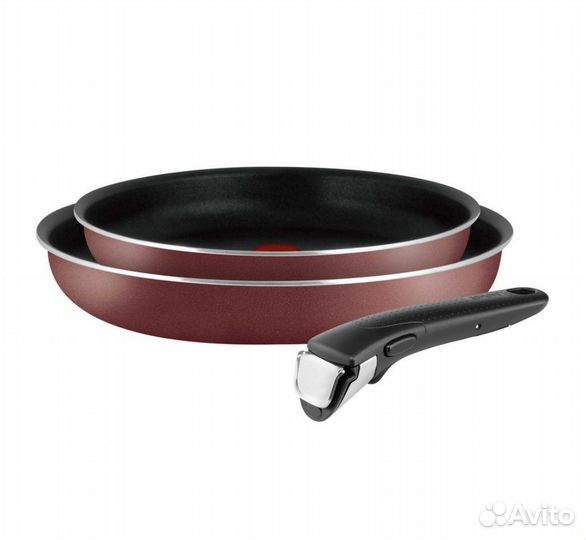 Набор посуды Tefal Ingenio Red, 3 предмета